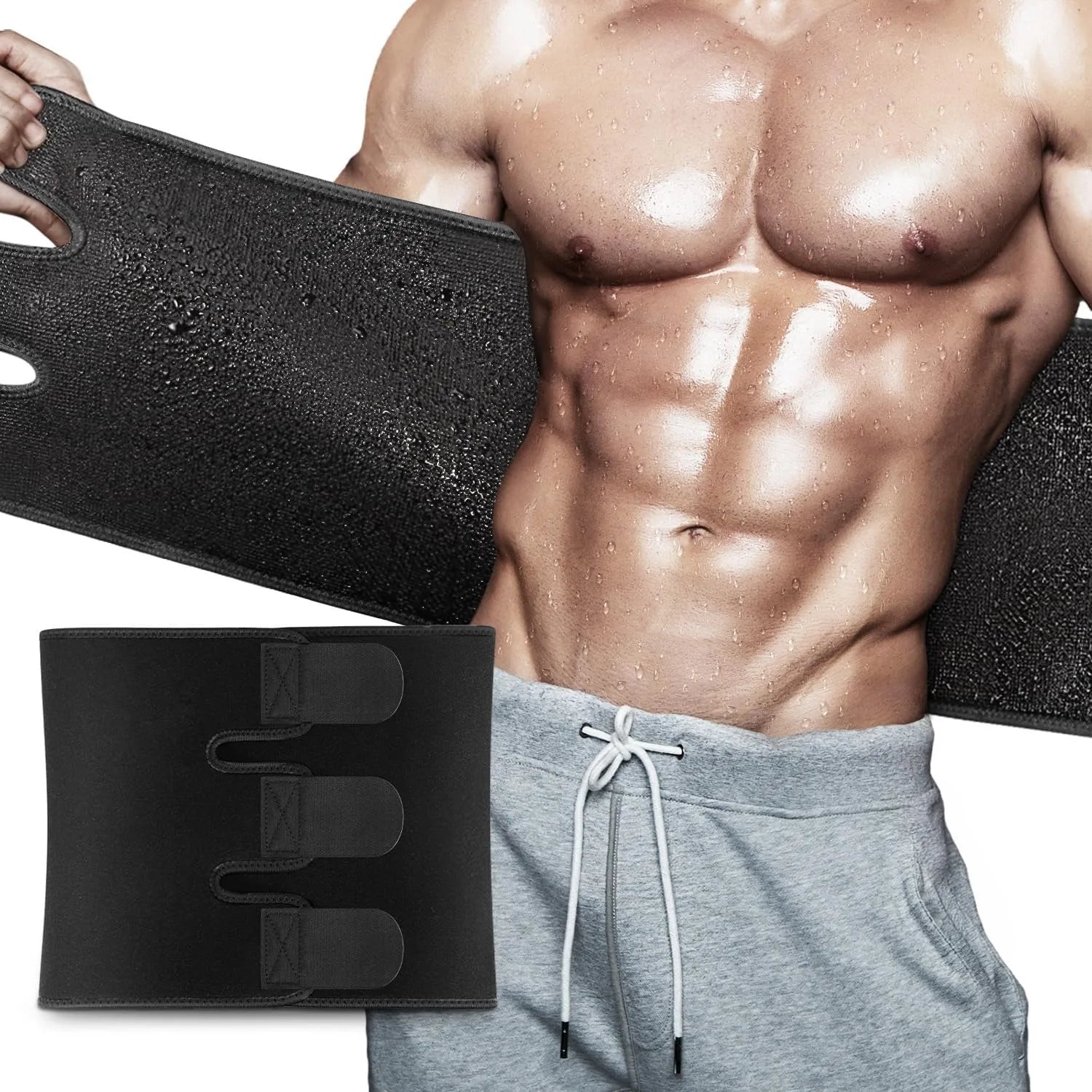 Veloara Unisex Sweat Accent Waist Belt[pre-order]