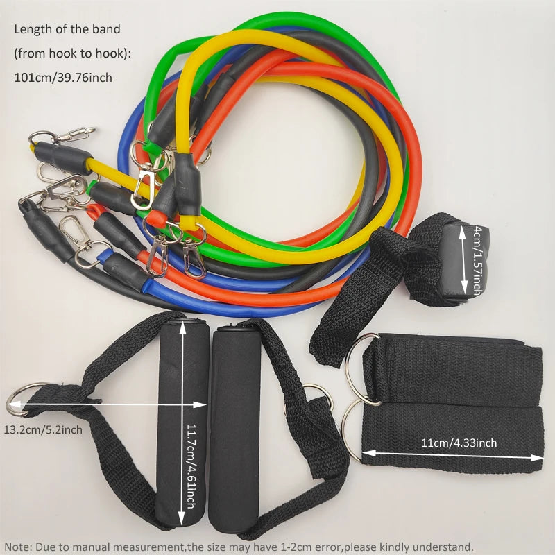 Veloara 11-Piece Elite Heavy Resistance Bands Set[pre-order]