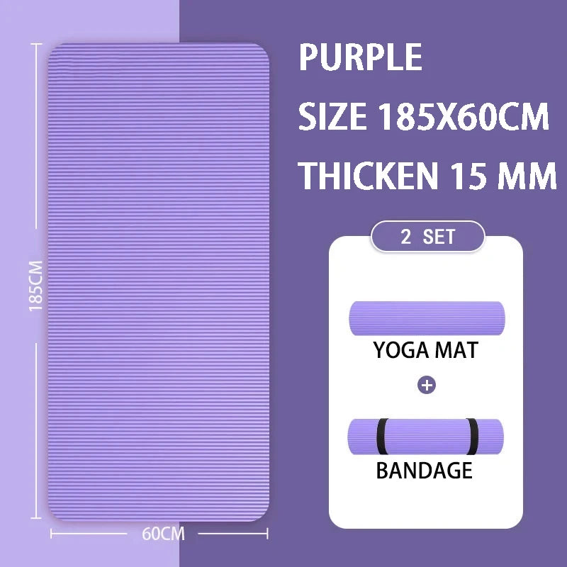 Veloara 15mm Extra-Thick Non-Slip Yoga Mat[pre-order]