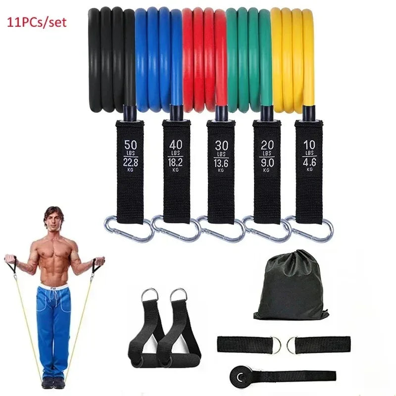 Veloara 11-Piece Elite Heavy Resistance Bands Set[pre-order]